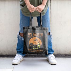 DLBZ Wholesale Easy Carry Large Reusable Promotional Custom Rope <b>Tote</b> <b>Bag</b> for Halloween - Product Image 4