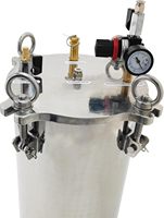 Distributeur de colle d'approvisionnement d'usine 1L -- 50L acier inoxydable/acier au carbone colle distribution pression baril colle réservoir sous pression