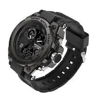 Relojes deportivos para hombre, pulsera de cuarzo Digital, resistente al agua, con pantalla Dual y fecha automática, 739