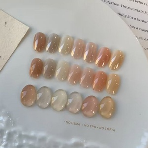 Tpo Hema Free <b>Nail</b> <b>Gel</b> New Nude 36 <b>Nail</b> Polish Glue <b>Set</b> Nude Skin Tone Uv <b>Nail</b> <b>Gel</b> Delivery Display Board - Product Image 4