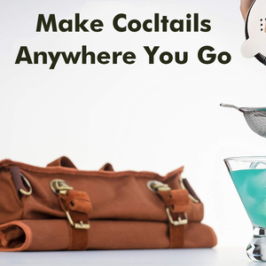 Bolsa de Viaje para Barman, Juego de Herramientas para Coctelería Boston con la Mejor Bolsa de <span class=keywords><strong>Bar</strong></span>, Acero Inoxidable, para Preparar y Guardar Cócteles en Casa - Product Image 5