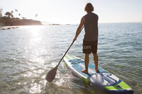 Planche de paddle gonflable de 11 pouces en PVC/EVA du fabricant chinois IBoard pour la randonnée aquatique