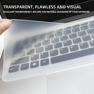 Película de teclado mate suave TPU Transarepnt cubierta de teclado de silicona transparente funda de película protectora para escribir juegos para portátiles - Product Image 4