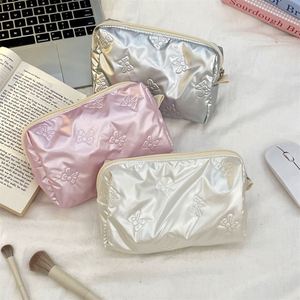 Kit de Artículos Esenciales para Viaje, Organizador de Maquillaje, Bolsa de Aseo, Bolsa de Maquillaje Plegable para Mujer, Bolsa de Cosméticos Portátil, Bolsa de Aseo Colorida - Product Image 2