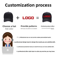Gorra de Béisbol Estilo Coreano, 100% Algodón, 6 Paneles, Lavada, Personalizada, Deportiva, Ajustable, con Protección Solar, Efecto Desgastado, Venta al Por Mayor