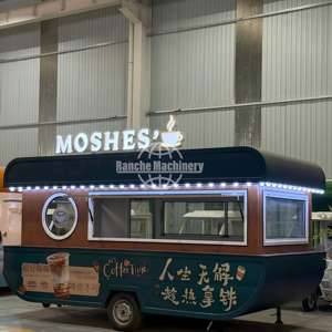 Remolque de Café Personalizado, Totalmente Equipado con Cocina, para Pasteles, Hamburguesas, Barbacoa, Camión de Comida Rápida Móvil para Exteriores con COC, DOT, CE - Product Image 5