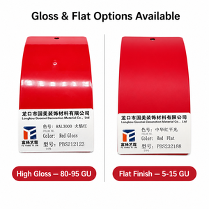 Revêtement en poudre haute brillance rouge flamme RAL 3000 |   Époxy <span class=keywords><strong>polyester</strong></span> pour meubles en métal et acier - Product Image 4