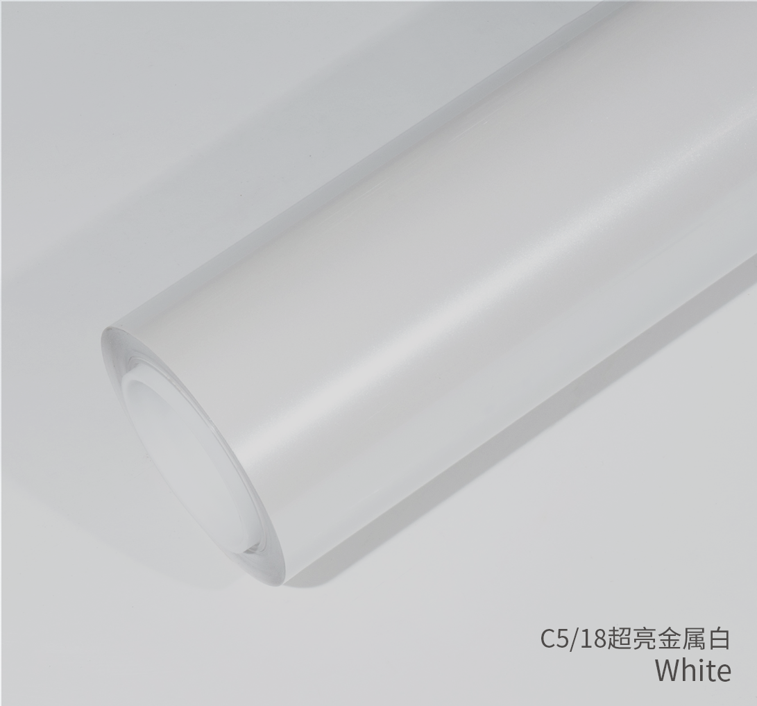 Garantie 5 ans blanc métallisé super brillant