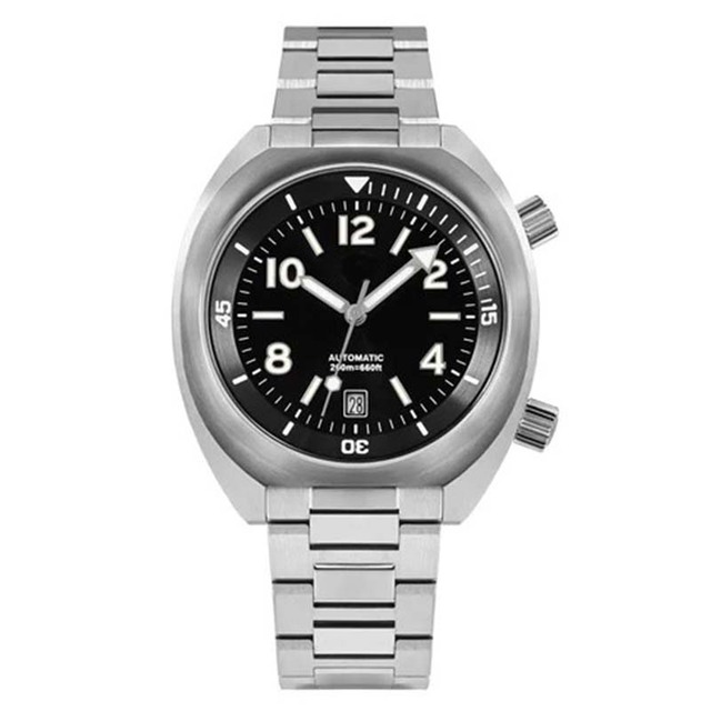 Diver Automatic Watch Sapphire Luminous AR Coating Bidirectional Turn Chapter Ring Bezel Waterproof Men Wristwatch