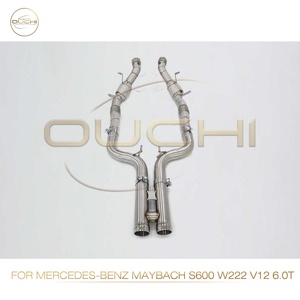 อะไหล่รถยนต์คุณภาพสูงสำหรับ Mercedes-Benz <span class=keywords><strong>Maybach</strong></span> S600 W222 <span class=keywords><strong>V12</strong></span> 6.0T ท่อไอเสียดาวน์ไปป์สแตนเลส - Product Image 2