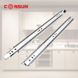 Mở rộng đầy đủ bóng mang phần cứng đồ nội thất ngăn kéo kênh Slide tủ bếp Telescopic undermount ngăn kéo Slide - Product Image 1
