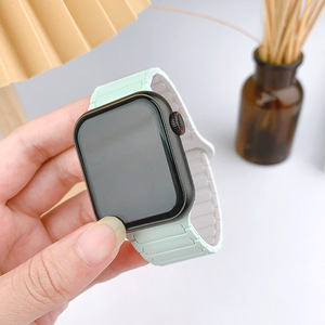 Correa Magnética de Silicona para Apple Watch Ultra 3 2, Banda de 49mm 44mm 45mm 46mm 42 41mm 40mm, Brazalete para <span class=keywords><strong>iWatch</strong></span> Series 11 SE3 10 9 8 7 6 - Product Image 6