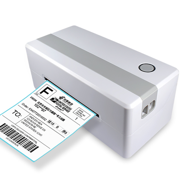 4-Inch Commercial Thermal Printer Direct Desktop Label Maker Compatible With BLU for Receipt and Label Printing