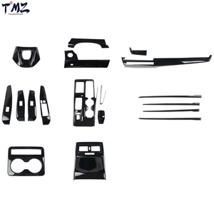 LHD Car Interior Complete Trim Kit Gloss Piano Black Plastic Decor Stickers for Toyota Camry 9th Generation 2025-2026 - Product Image 5