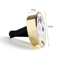 Diffuseur de parfum créatif pour voiture, mini clip de ventilation, désodorisant de voyage, mini rafraîchisseur d'air pour voiture, ornement de voiture