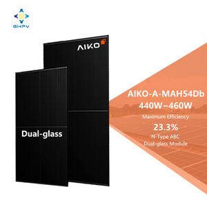 แผง <span class=keywords><strong>Aiko</strong></span> N ประเภท 23.3% ประสิทธิภาพ 440W 445W 450W 455W 460W <span class=keywords><strong>Aiko</strong></span> A440 Mah54Db N-Type Abc แผงเซลล์แสงอาทิตย์แบบกระจกคู่ - Product Image 1