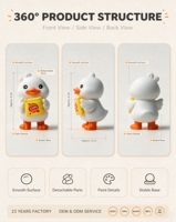 Vente en gros de figurines de dessins animés de la série Canard en boîte mystère, figurines d'animaux mignonnes pour bébés, cadeau pour filles, personnage de dessin animé