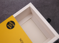 Boîte de papier cadeau avec couvercle et tiroir de base avec logo personnalisé au prix de gros pour l'emballage de sous-vêtements chaussettes