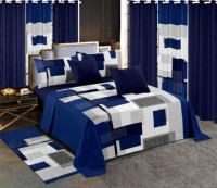 Ensemble de draps-housses king size en gros, 13 pièces, avec rideaux