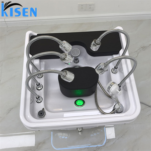 Kisen <b>Portable</b> Head Spa Bed with Water Circulation Waterfall Shower Multi-functional Salon Hair Washing Basin for Hair Treatment - Product Image 5