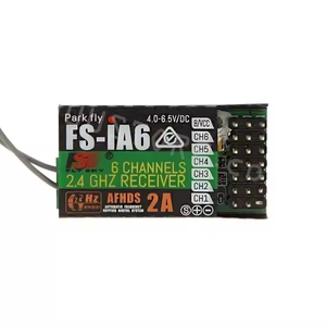 Flysky 2,4G 6CH AFHDS, accesorio de receptor de <span class=keywords><strong>control</strong></span> remoto de plástico para drones RC - Product Image 1