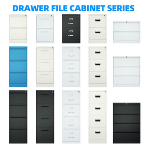 Armadietto Verticale Moderno a 3 Cassetti con Serratura, Organizzatore in Metallo per Documenti Legali, per Appartamenti e Uffici - Product Image 6