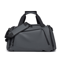 Sac de sport de luxe personnalisé avec logo, grande capacité, imperméable, en polyester Oxford, portable, pour voyage, sport et fitness