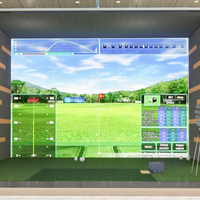 Simulateur de golf VR Oculeap 2025 de haute qualité pour les centres commerciaux et les espaces intérieurs publics avec construction métallique