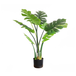 Haute qualité Real Touch plastique artificiel Monsteras feuilles plantes décoration extérieure arbre artificiel plante artificielle spécifique - Product Image 4