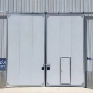 Fabrika Çıkışlı Yüksek Kaldırma Çelik Seksiyonel Endüstriyel Kapı Otomatik Rüzgar Geçirmez Modern Tasarım Orta Konumlu CE Sertifikalı Özel Üretim - Product Image 1