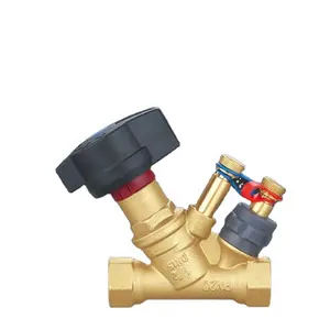 High Pressure Brass Circuit Fluid Control Valve Static Balancing Valves