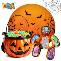 Groothandel 6g Mini Skittless Kleine Kauwgommetjes Aardbei Carnaval Smaak Mini Fruitballetjes Vegan Halloween Buitenlandse Kauwgommetjes