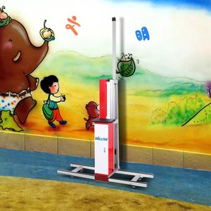 เครื่องพิมพ์ผนัง 3 มิติ แนวตั้ง ใกล้เคียงใหม่ / เครื่องพิมพ์ภาพพื้นหลัง 3 มิติ แบบดิจิทัล พร้อมน้ำยาเคลือบเงา - Product Image 5