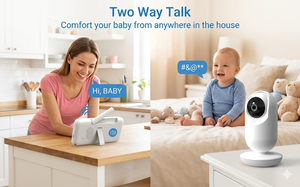 KT566W Tuya Smart WiFi Baby Monitor 5 Inch <b>IPS</b> 720P Screen with AI Motion Crying Detection and Night Light - Product Image 5