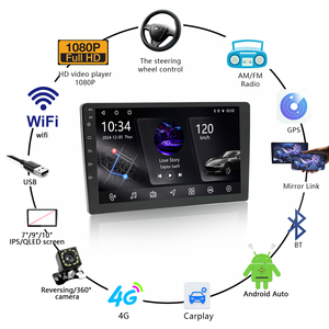 <span class=keywords><strong>Autoradio</strong></span> Android 9 pouces avec CarPlay sans fil, Android Auto, GPS, <span class=keywords><strong>WiFi</strong></span>, écran tactile pour vente en gros universelle aux fabricants - Product Image 1