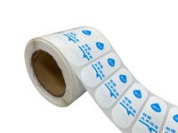 Fabrikpreis PP Synthetisches Papier Doppelseitiger UV-Klebeaufkleber Ölbeständiger Selbstklebender Wasserdichter Aufkleber für Flaschenwasser-Verpackungen