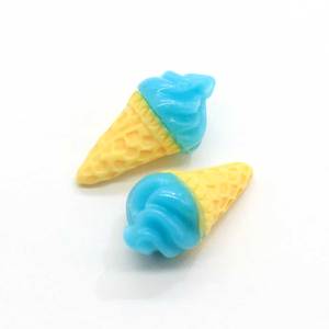 Mignon Alimentaire Cône De Crème Glacée Miniature Résine Charme 3D Petite Crème Glacée D'été - Product Image 6