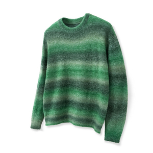Thời Trang Phong Cách Tùy Chỉnh Áo Thun Người Đàn Ông Áo Len Màu Gradient Len Áo Thun Dệt Kim Đan Áo Len Jumper Cho Nam Giới - Product Image 3