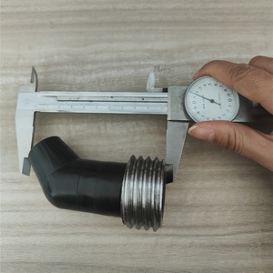 Chủ đề thô 45 độ góc phun cát phun vòi phun tốt chủ đề Boron Carbide góc cạnh cong <span class=keywords><strong>Blast</strong></span> vòi phun cho đường ống - Product Image 5