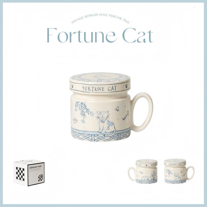 Lucky and fortune - little cat Blue
