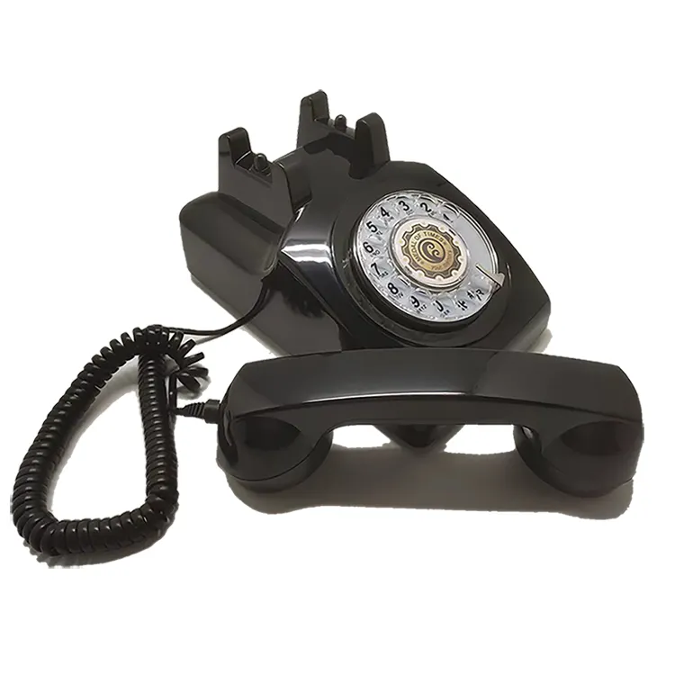 Телефон с вращающимся циферблатом, проводной стационарный телефон, беспроводной стационарный телефон