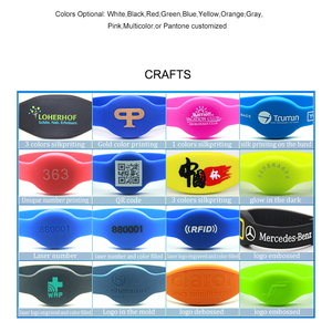 Échantillon gratuit Bracelet en silicone RFID NFC Bracelet RFID UHF fréquence 960mhz - Product Image 4