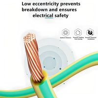 Hochwertiges PVC-isoliertes BVR 1,5mm² 2,5mm² 4mm² 6mm² 10mm² Elektrokabel Flexibler Kupferdraht-Leiter für Freileitungen im Hausbau