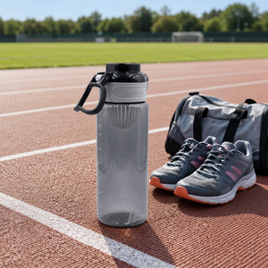 Bouteille de sport isotherme portable de 850 ml, grande capacité, anti-fuite, en PC, résistante à l'ébullition, avec infuseur à fruits, pour boire directement - Product Image 5
