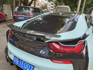 สปอยเลอร์ท้ายคาร์บอนไฟเบอร์สำหรับ BMW I8 ใหม่ พร้อมกันชนรถยนต์คาร์บอนไฟเบอร์ - Product Image 4