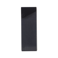 Étui de papeterie semi-transparent en plastique, design givré avec bouton-pression, impression UV, 20*7.5*2.6cm, marque NADE, pour étudiants