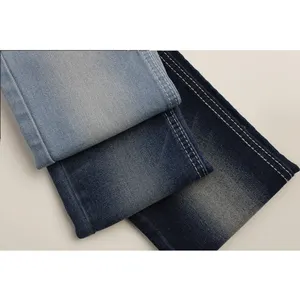 Tecido jeans grande para homens, preço competitivo de grau, 8.4 onças, 180 cm de largura, confortável, elástico, azul escuro