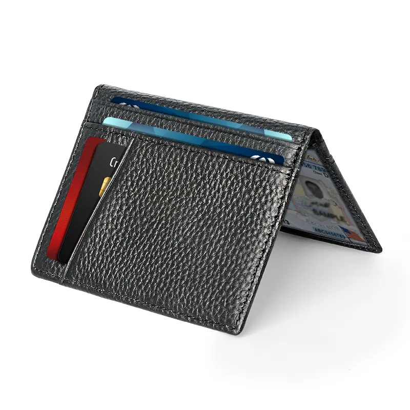 New Style Credit Card Wallet Multi Function Leather Business Card Holder