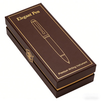 Caja de Regalo de Papel Rígido Ejecutiva Premium con Logotipo Personalizado, Caja de Empaque Rígida de Alta Calidad para Regalo de Bolígrafos Empresariales
