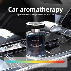 Purificador de aire de vidrio decorativo de iluminación ambiental de aromaterapia de coche moderno de gama alta fragancia de ventilación Interior fresca de larga duración - Product Image 3